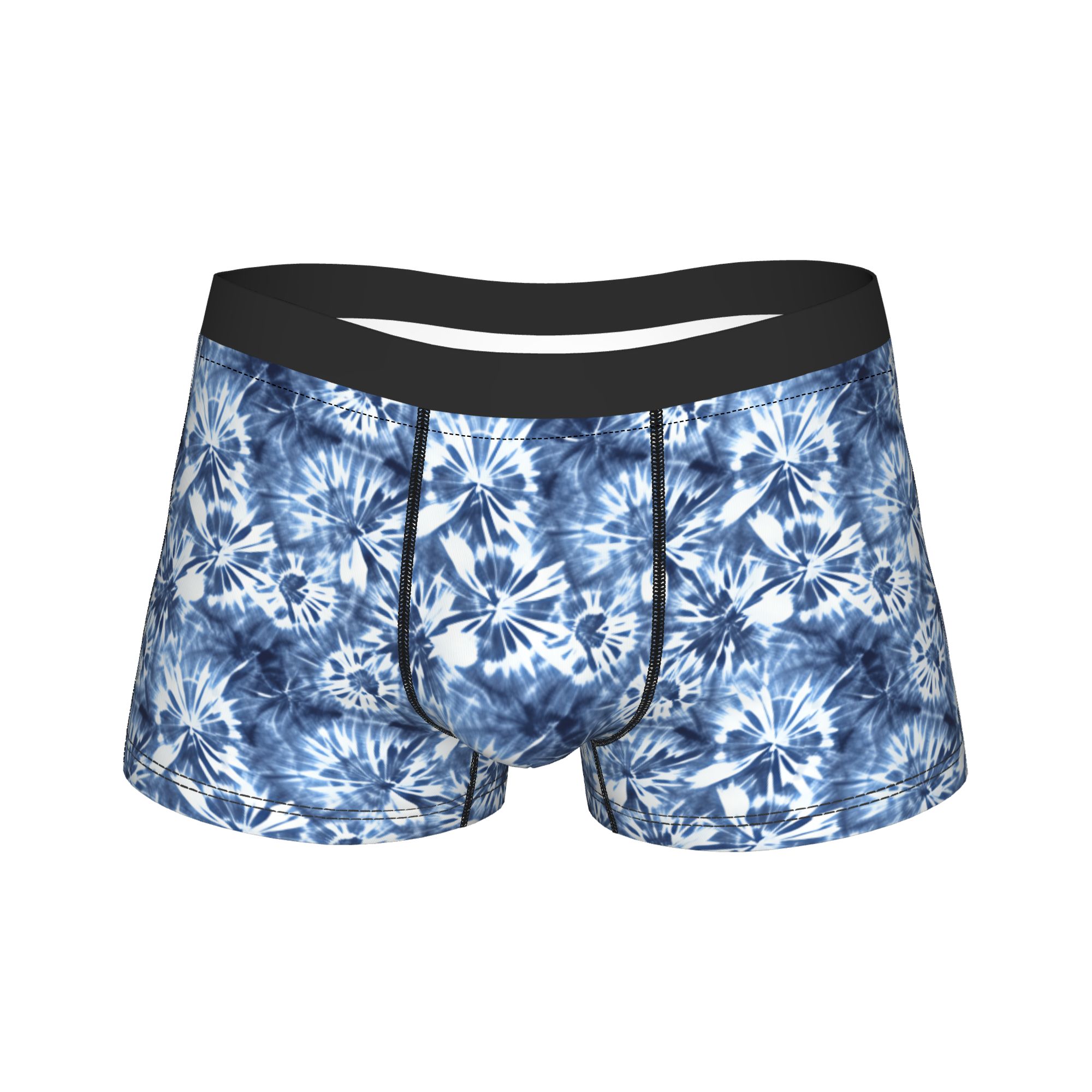 Shibori Tie Dye - タイダイ染めシボリシームレスパターン下着パターンボクサーパンツ高品質メンズパンティーノベルティボクサーブリーフギフトアイデア