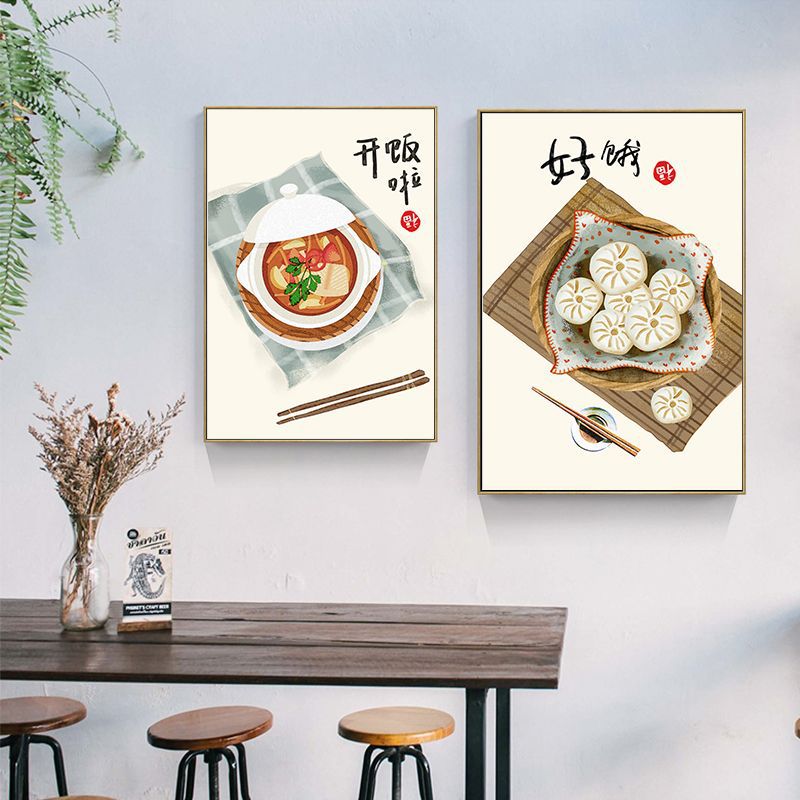 中国和風食品猫引用ポスタープリント東洋キッチン壁アート写真ホ - Japanese Food Lifestyle のレビューと価格