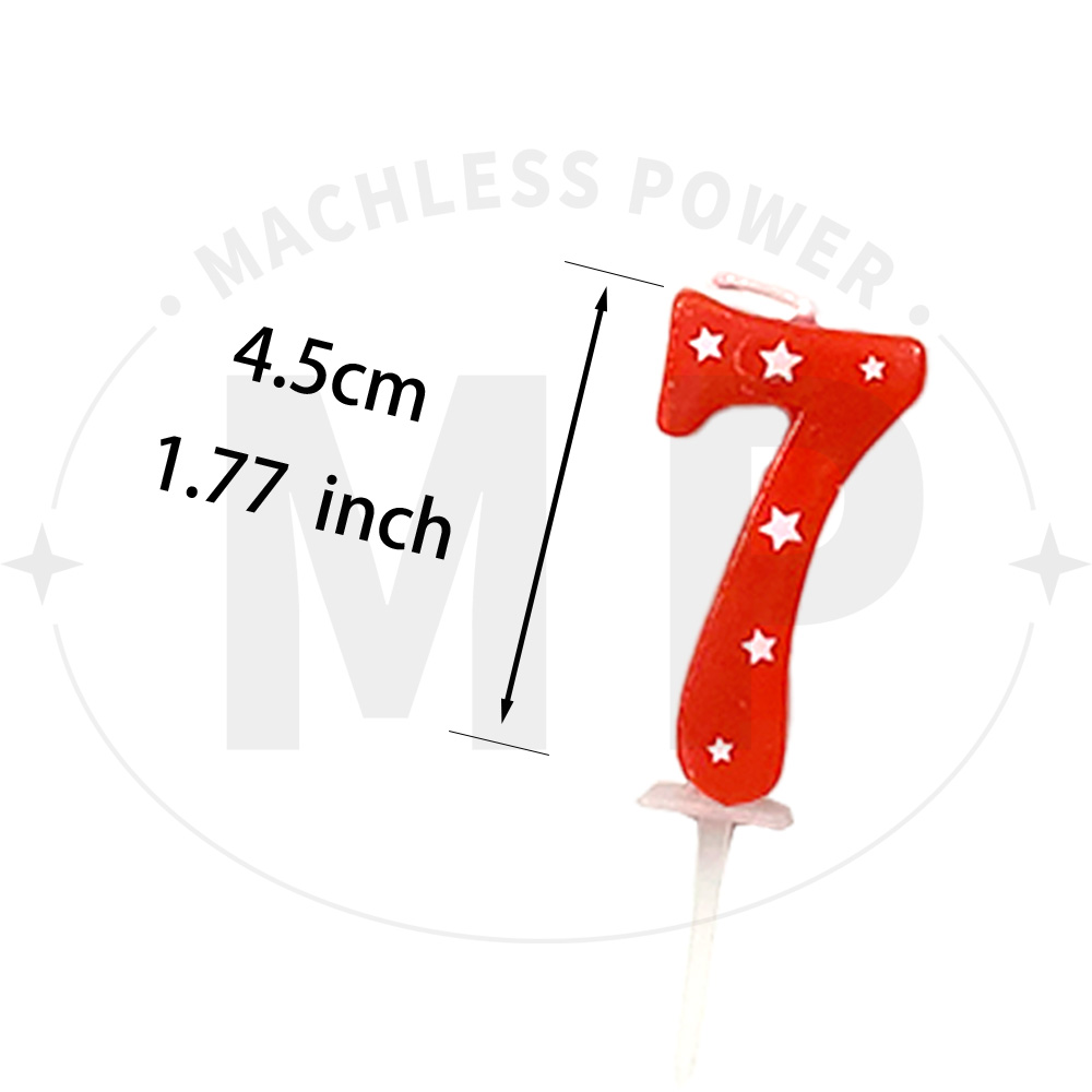 4.5cm赤い青い星誕生日キャンドルアメリカ国旗スタイル日本 - Japanese Candle Wax のレビューと価格