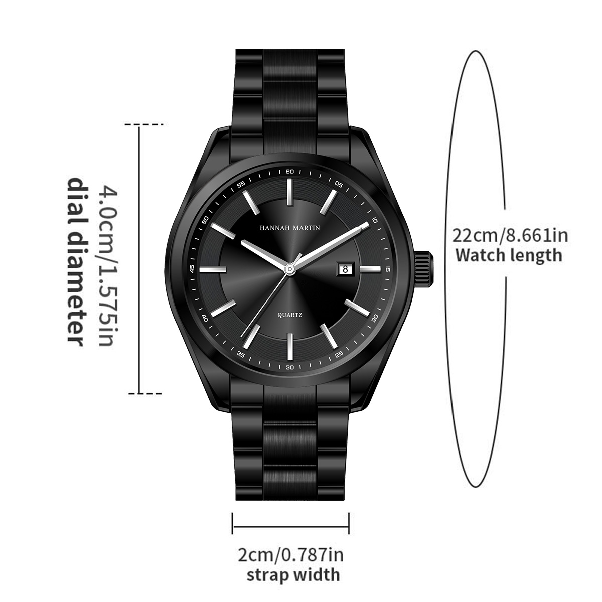 ハンナマーティンブランドメンズ腕時計日本製ムーブメント40m - Japanese Lifestyle Brand のレビューと価格