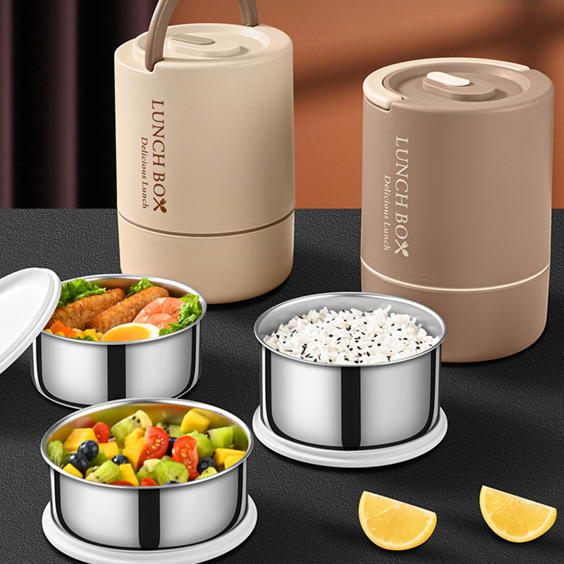 4個セット ポータブルランチコンテナセット（47.5オンス） - Bento Box Two Tier のレビューと価格