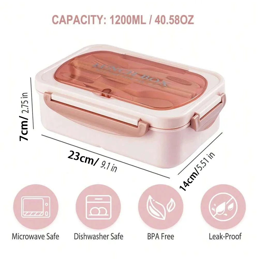 大人と女性のための4つのコンパートメントを備えた弁当弁当箱, - Bento Box Two Tier のレビューと価格