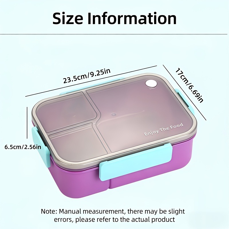カラーリーな漏れ防止弁当箱、多層式食品容器、家庭用携帯ランチ - Bento Box Two Tier のレビューと価格