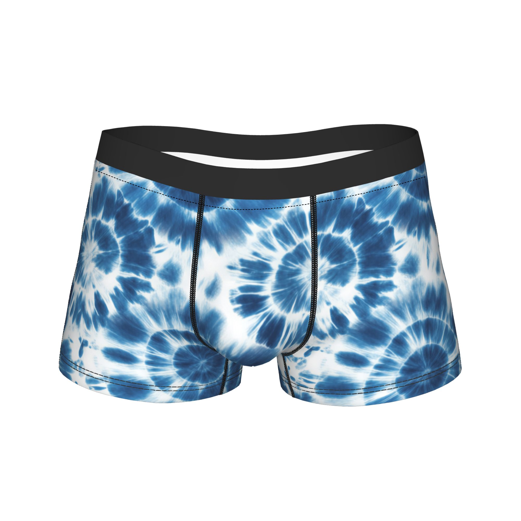 タイダイ染めシボリ柄シームレスボクサーブリーフ下着高品質男性 - Shibori Tie Dye のレビューと価格