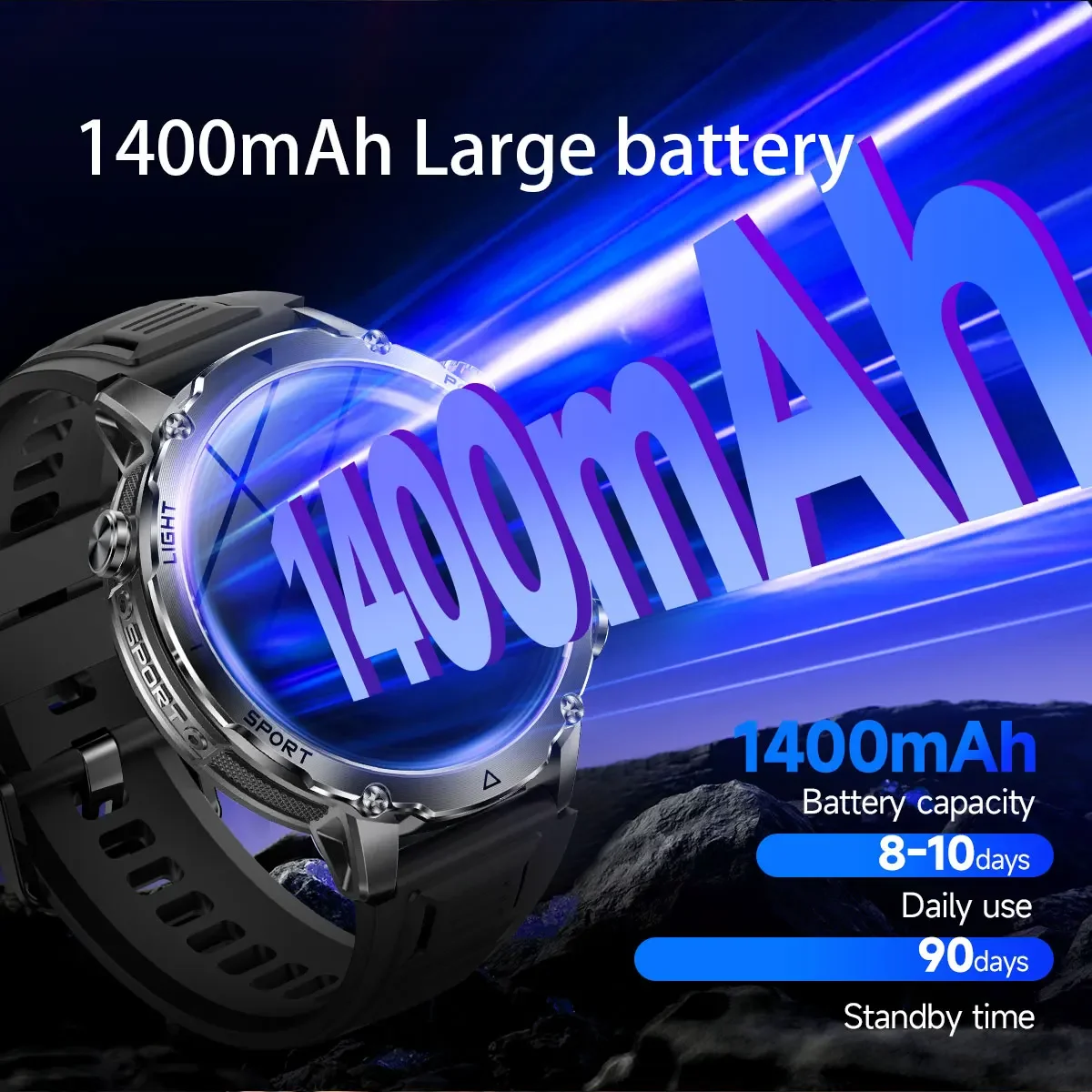 ブランド + 1400mAh ビッグバッテリー スマートウォ - Japanese Lifestyle Brand のレビューと価格